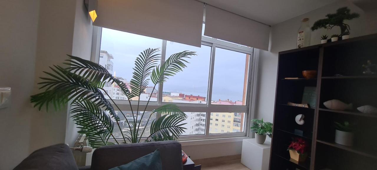 Ferienwohnung Duplex Centrico Con Vistas Al Mar Vigo Exterior foto