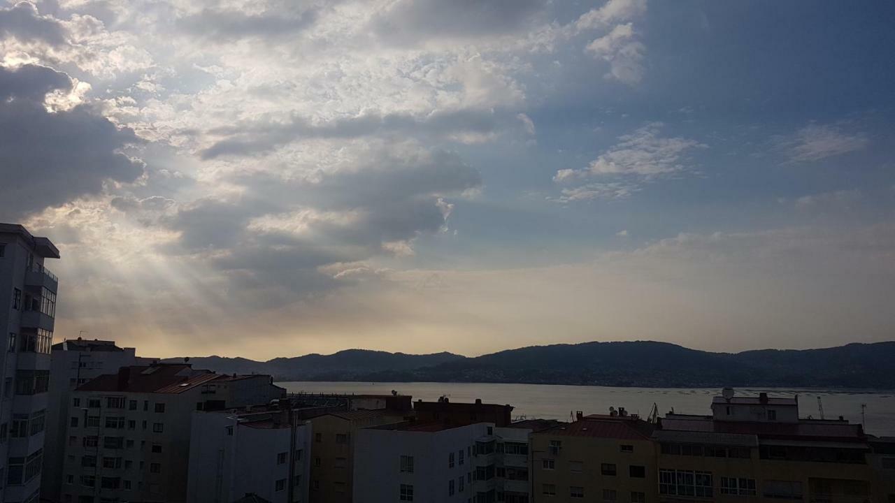 Ferienwohnung Duplex Centrico Con Vistas Al Mar Vigo Exterior foto